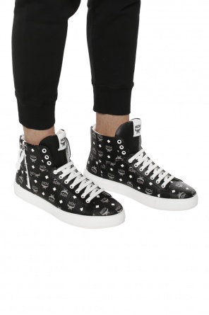 Patterned high-top sneakers, zdjęcie 2 Patterned high-top sneakers od MCM